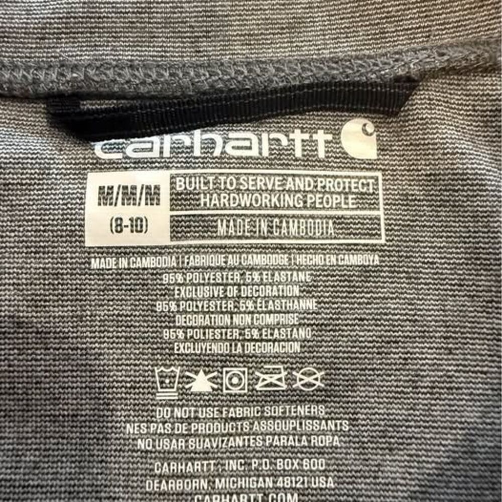Carhartt Force medium Gray Long Sleeve Shirt - Picture 4 of 6